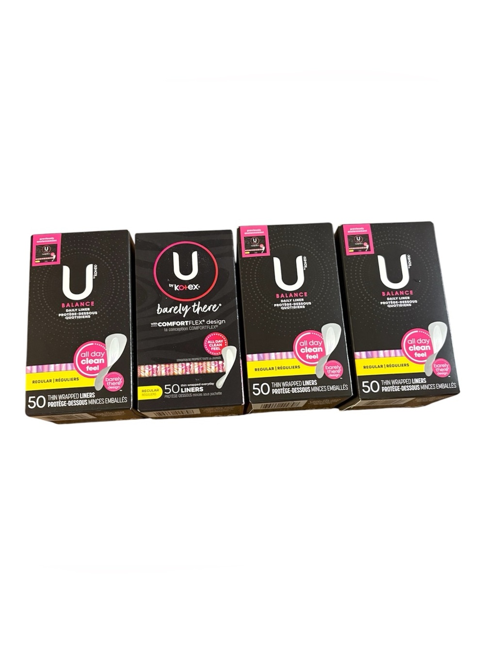 Balance Thin Wrapped Liners - Black Packaging, 50 Count